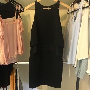 NWOT Club Monaco Size 0 Black Mini Dress